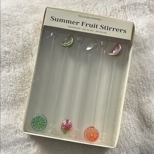 Williams Sonoma Summer Fruit Stirrers